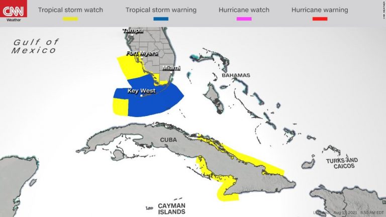 Alerta por tormenta Fred para la Florida