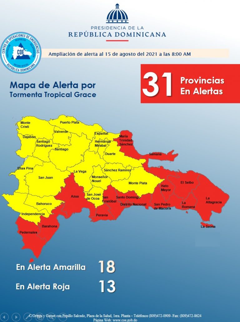 COE llama a vacacionistas regresen a sus casas.