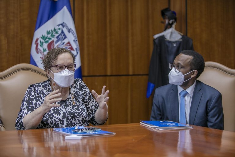 La magistrada Miriam Germán Brito se reúne con fiscales que trabajan la Operación Falcón