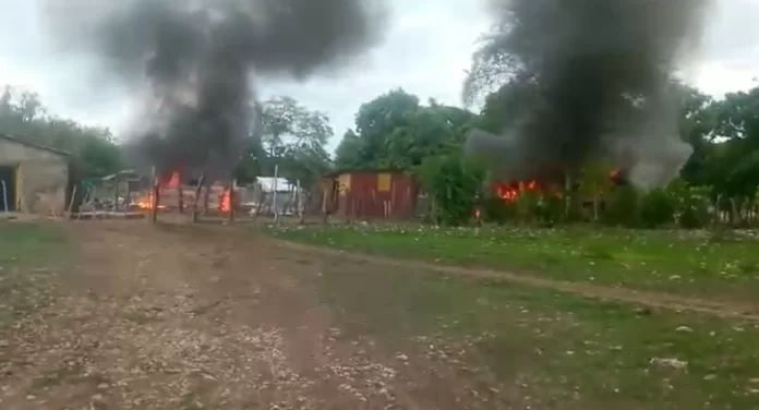 casa quemadas de haitianos