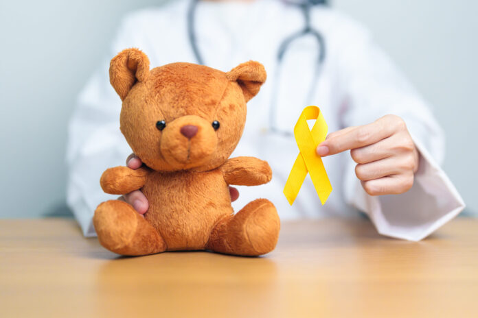 International Childhood Cancer Awareness month, Doctor with Chil