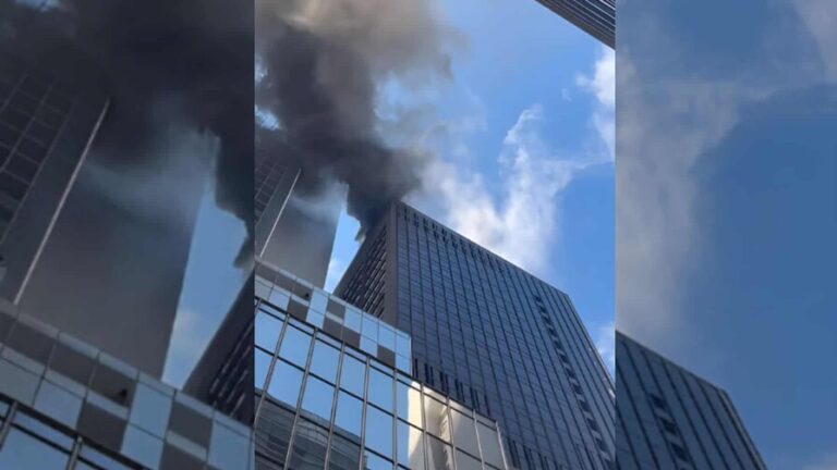Emergencia en Nueva York: incendio en edificio alto previo a San Patricio